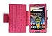 Lenovo TAB3 8 Case, 2016 Lenovo TAB3 A8 8 inch Tablet Model #TB3-850F Slim Folio Stand Protection Case by i-UniK with Bonus Stylus (Cute Pink)