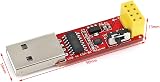 Stemedu USB to ESP8266 ESP-01S WiFi Module CH340G USB TTL Serial Adapter view 4