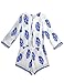CM-Light Women Sexy V Neck Floral Romper 3 4 Sleeve Loose Jumpsuit Beach Cover up