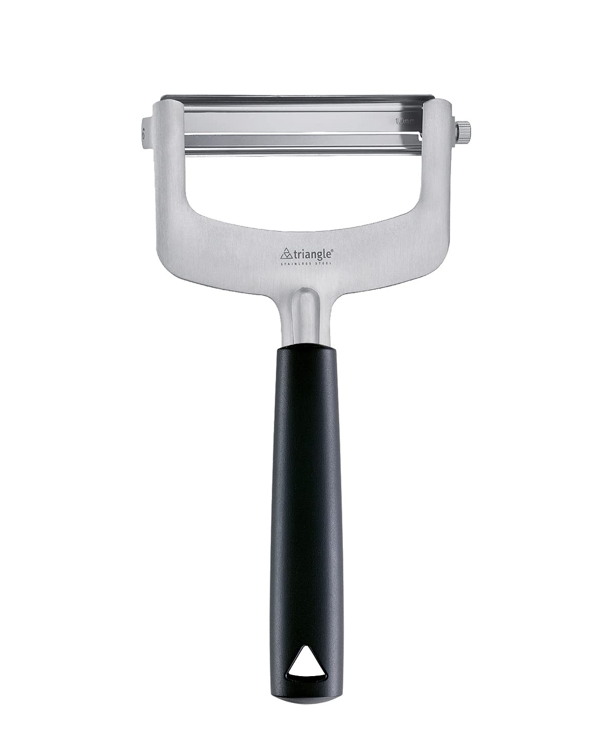 triangle Slicer, Alloy Steel, Black, Silver, 24.5x12x2.5 cm