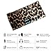 Bluetooth Wireless Headband Headsets, LC-dolida Bluetooth Music Sleep Headphones Sports Headbands Built-In Speakers Microphone for Workout, Crossfit, Running, Yoga, Leopard-Brown