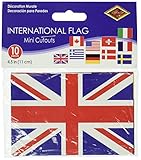 Mini International Flag Cutouts   (10/Pkg)