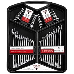 Texas Best Chrome Vanadium Steel Combination Wrench