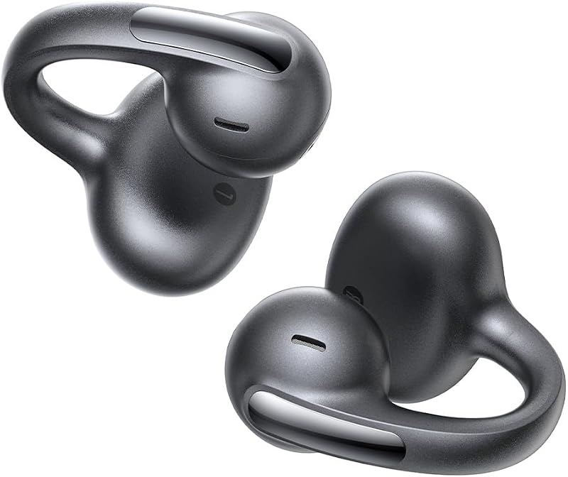 Baseus MC1 Pro Open Ear Headphones, Ear Clip, Som Impressionante, Adaptive Bass Boost, Bluetooth 6.0, Cancelamento de Ruído de Chamada, IP67, bateria de 40H, Buds de 5.0g
