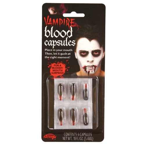 Halloween Vampire Blood Capsules