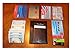 Cuoieria Fiorentina Slim Sleeve Dark Brown Wallet Premium Calf Leather Made in Italy - Holds 10+Cards +Cash - Slim Profile Reduces Wallet Bulk