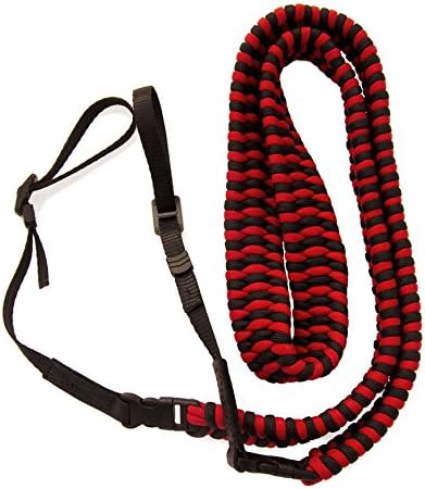 Sling Rebel Paracord Camera Strap in Black/Red for DSLR