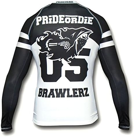 MMA Black Brawlerz Long Sleeve Rash Guard