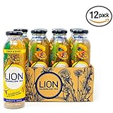 Dandelion Root Tea LION (Lemon Honey) Super Detox Tea Anti-inflammatory and Antioxidant Boost Immune System Delicious and Refreshing Bottled Tea Using Dandelion Leaf, Root