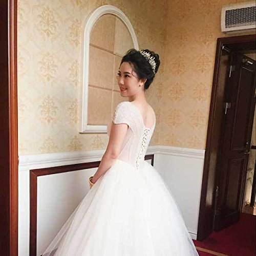 Generic Sissy European and American models exquisite hand-beaded gold crystal tiara crown tiara tiara bridal wedding dress banquet married