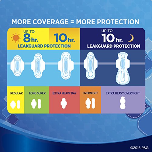 Always Maxi Unscented Pads without Wings, Regular, 48 Count