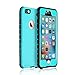 Waterproof Case for iPhone 6s Plus, Merit Shield Series IP68 Protection Rating Waterproof Snow-Proof Shockproof and Dirt-Poof Protective Case for iPhone 6 Plus/iPhone 6s Plus 5.5 inch (Blue)