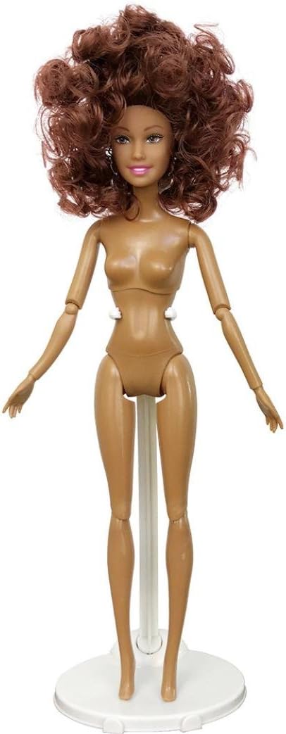 Fiaya Baby Movable Joint African Black Doll Toy Best Gift Toy (Coffee2)