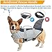 AOFITEE Dog Life Jacket, Shark Dog Life Vest for Swimming Boating, High Flotation Pet Lifesaver with Rescue Handle, Reflective French Bulldog Lifejacket, Life Jackets for Small Medium Large Dogs, M