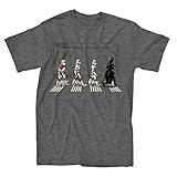 Star Wars Death Star Road Stormtrooper Crossing T-shirt (Medium, Heather Charcoal)
