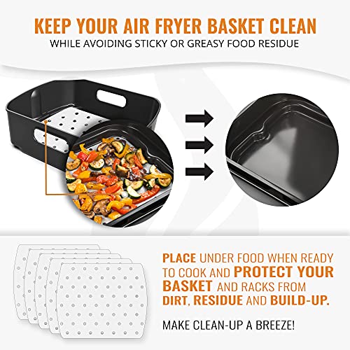 Air Fryer Parchment Paper For Ninja Foodi Grill 5in1 AG301, 4qt Ninja