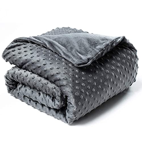 Bedsure Weighted Blanket King Size with Removable Cover Washable Heavy Blanket for Adult 20lb