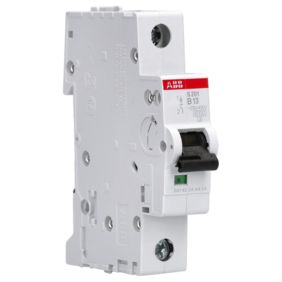 Automatic circuit breaker S201-B13, 13 A, by ABB
