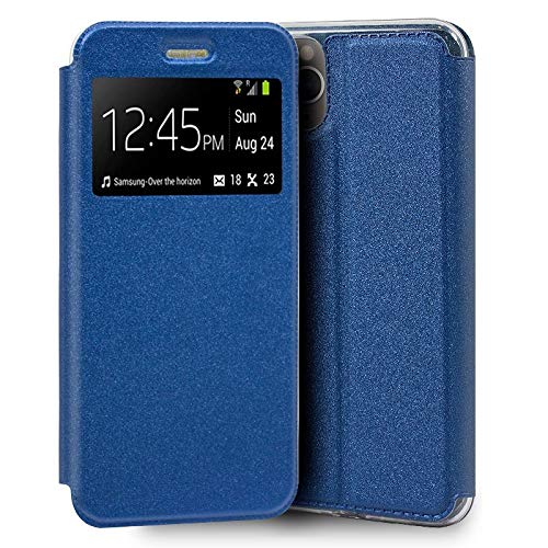 Cool Flip Cover Case for iPhone 11 Pro Plain Blue