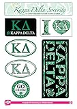 Kappa Delta Sticker Sheet - Lifestyle Theme. 8.5