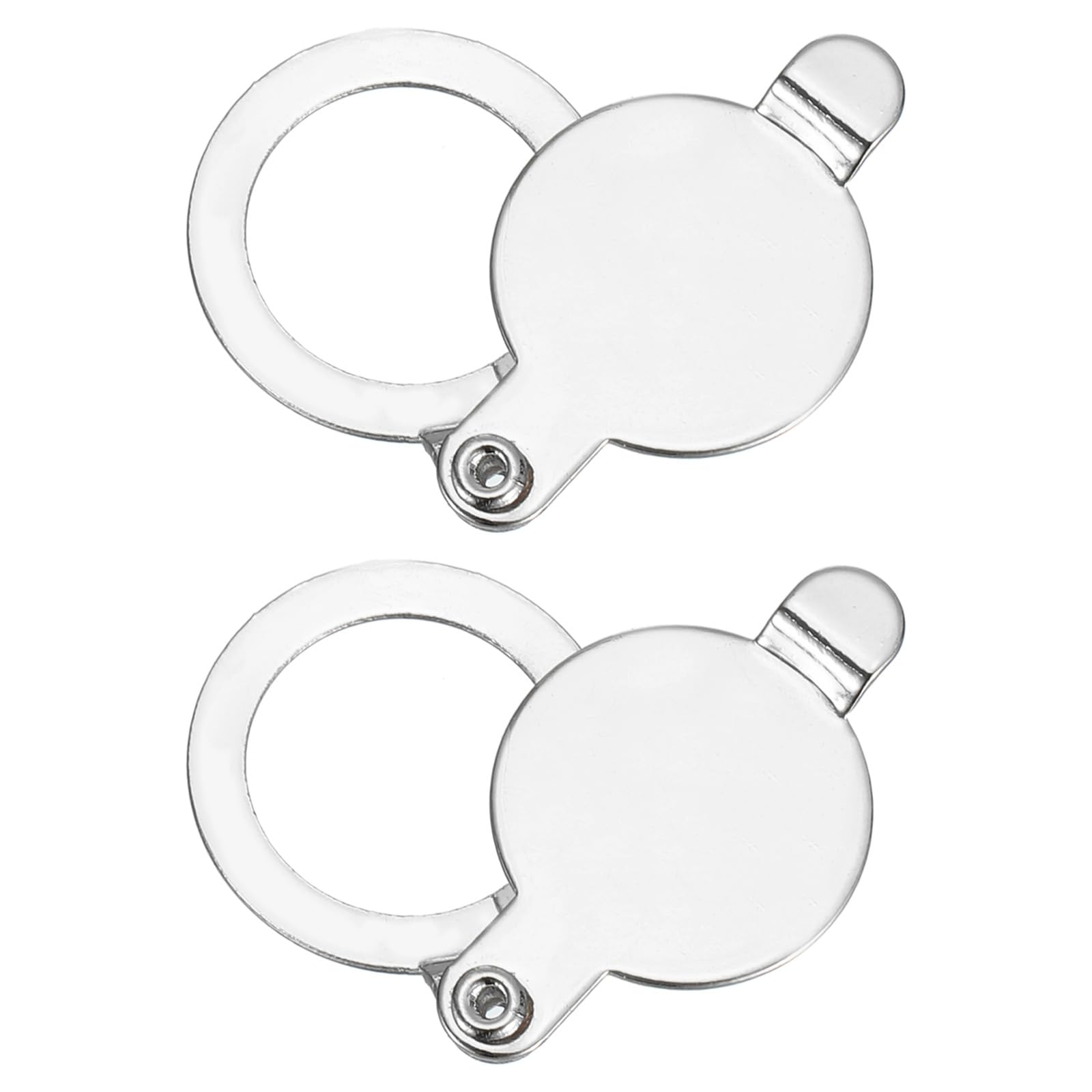 PATIKIL 5/8" Peephole Cover,Door Peephole Protector Privacy Door Viewer Cover for Home Security Apartment Hotel,Bright Chrome 2pcs