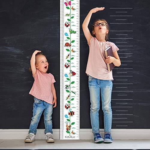 Growth Chart Height Growth Chart to Measure Baby, Child, Grandchild Kids Ruler Height Measure Chart Wall Decoration Growth Ruler Gift (White)