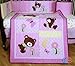 Boutique Girl Teddy Bear 13PCS CRIB BEDDING SET