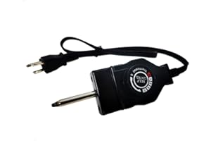 HR HUARE TECHNOLOGY Power Cord Replacement with Thermostat Control for Household Electric Smoker/Grill Heating Element by HR Huare,Adjustable Thermostat Probe Cord, 15A 125V, Not Universal