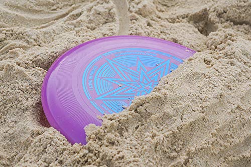 Ultimate Frisbee Sports Flying Disc UV Color-Changing Ultimate Toss and Catch Frisbee Game, 175g Pro Model