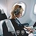 LETSCOM Hybrid Active Noise Cancelling Headphones, Bluetooth Headphones Over Ear with CVC 6.0 Microphone/Deep Bass Wireless &Wired Headset, 30 Hours Playtime for Cell Phones PC Home Office-Black