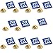JW.ORG Square Gold Lapel Pin Jehovah Witness - 1
