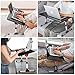 SAIJI Laptop Table Bed Desk, Adjustable Lap Desks Bed Trays for Eating, Foldable Portable Standing Desk, Notebook Stand Breakfast Reading Holder for Sofa Couch Floor (Black)thumb 1