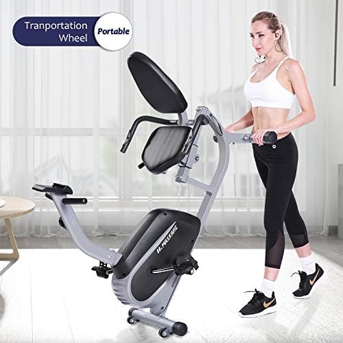 MaxKare Recumbent Exercise Bike Indoor Cycling Stationary Bike with