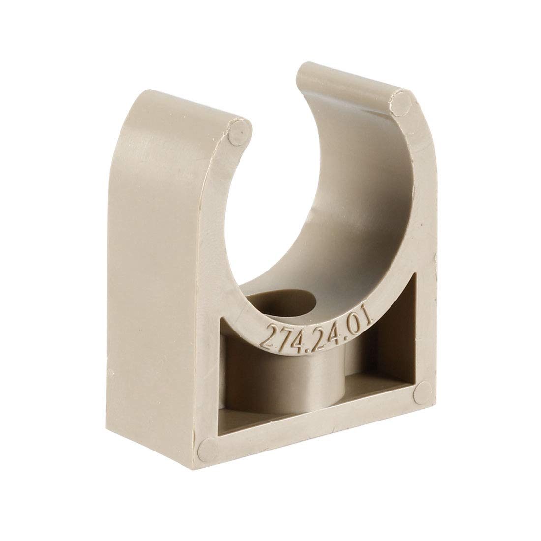 uxcell PPR Water Pipe Clamps Clips, 3/4" (25mm) TV Trays Tubing Hose Hanger Support Pex Tubing, 10Pcs