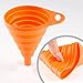 Hibery 4 Pack Silicone Collapsible Funnel, Flexible/Foldable/Kitchen Funnel for Liquid Transfer 100% Food Grade Silicone FDA Approved Silicone Small Funnel