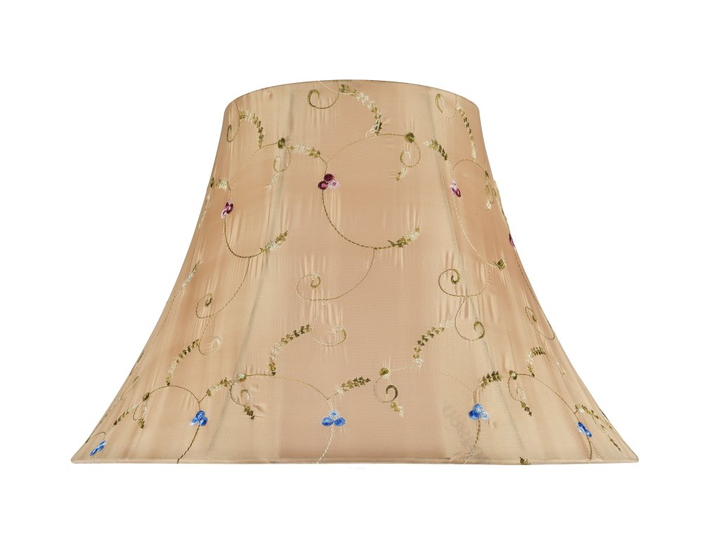 Best bedside table lamp with floral fabric shade