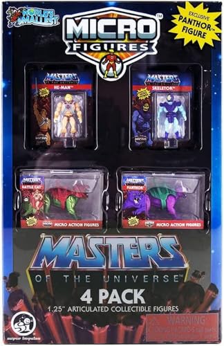 World's Smallest Masters of The Universe Micro Figures Exclusive Collectors Set, Multi