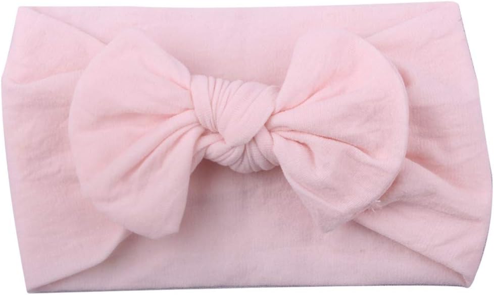 EKIMI Baby Girl Headbands and Bows - Classic Head Wrap Stretchy Hair Bands Hair Accessories - Newborn Infant Toddler Hairbands Photographic Accessories Children Headwear 1Pc