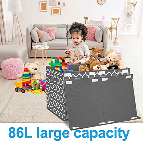 homyfort Toy Chest Box for Boys, Girls, Kids, Large Collapsible