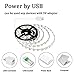 QIWOO Battery Powered LED Strip Lights, Cool White USB LED Light Strip Kit with 6.6FT(2M),SMD5050,Super Bright LED Tape Light