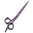 Dream Reach Professional Hair Cutting Scissors 6.5/6.0/5.5 inches Barber Cutting Styling Tool Hair Scissors Japan 440C Salon Hairdressing Shears with Detachable Finger Inserts (6.5 inches, Violet)