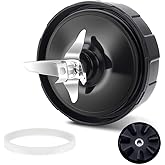for Ninja Blender Blade Replacement Parts 7 Fins Compatible with Nutri Ninja Auto iQ BL450-30 BL642-30 BL482-30 BL682-30 SS40