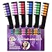 Hair Chalk - Metallic Glitter Temporary Hair Color - Edge Chalkers - No Mess - Built in Sealant - Works on All Hair Colors - Color Essentials Set (6 Count) By SySrion (6 colors)