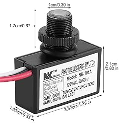 AC 120V Dusk to Dawn Sensor Photoelectric Switch
