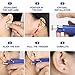 KKmoon Stainless Steel Body Piercing Tool Kit Professional Ear Nose Navel Piercing Machine with Ears Studs Tools