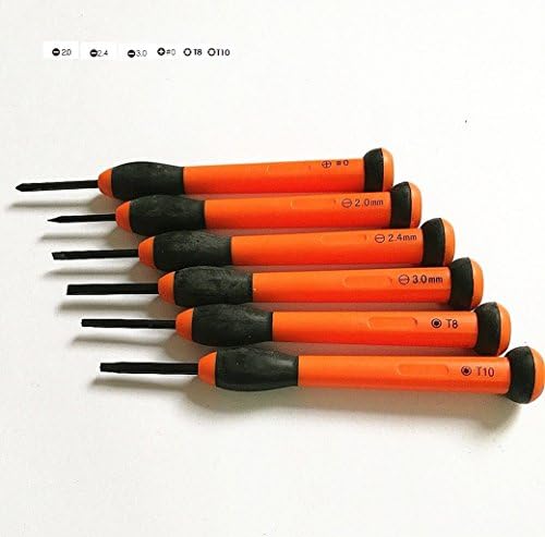 Aoxin 6-Piece Torx T8 T10 Phillips Slot Type Precision Screwdriver Repair Tool Kit Set for iPad, iPhone &amp; Other Devices