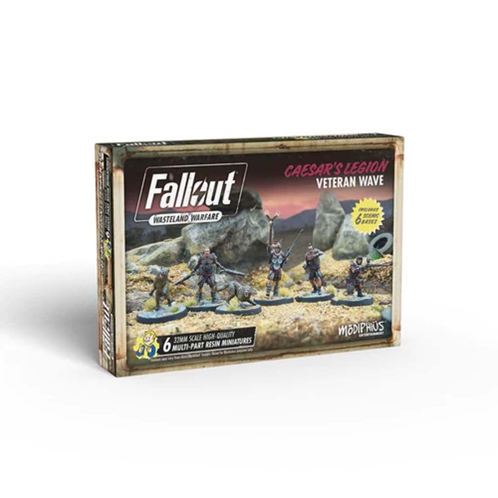 Modiphius Entertainment Fallout Wasteland Warfare Caesar's Legion Veteran Wave Miniatures Set, Multicolor, MUH052149