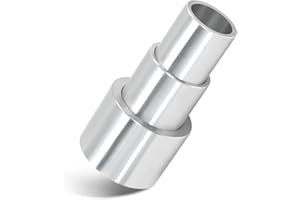 SCOTTCHEN 3/4 Inch Thick Aluminum Reducing Bushing Arbor Adapters, ID 1/2" OD 5/8" | ID 5/8" OD 3/4" | ID 3/4" OD 1", for Bench Grinding Wheel Sanding Wheel- S/3