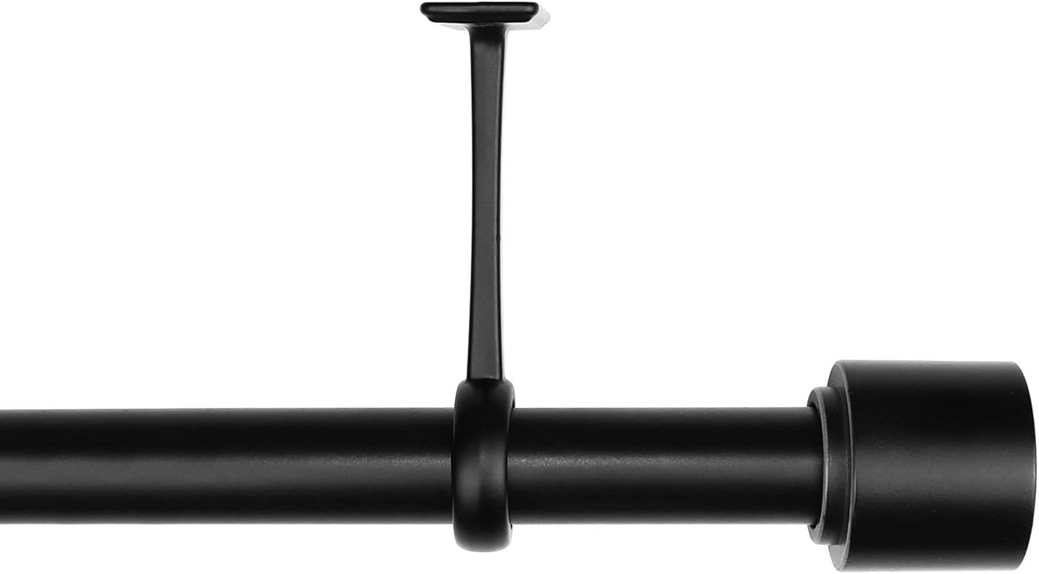 KXLIFE Ceiling Bracket for Curtain Rod, Heavy Duty Curtain Rod Ceiling-Mount Bracket, (Set of 2, Black): Home & Kitchen