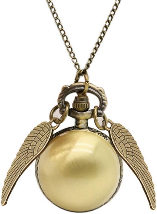 Wilk Antigua Pelota alas Snitch Pocket Relojes Movimiento Cuarzo ...